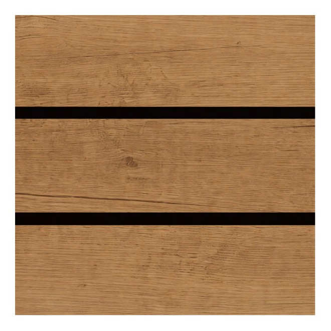 Novalit Dubbele Rondkant 200mm Gevelbekleding Desert Oak Twinlook 600cm